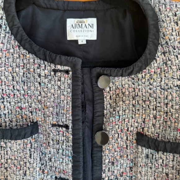 Armani Collezioni Women Blazer Size 4 *Vintage - Picture 4 of 6
